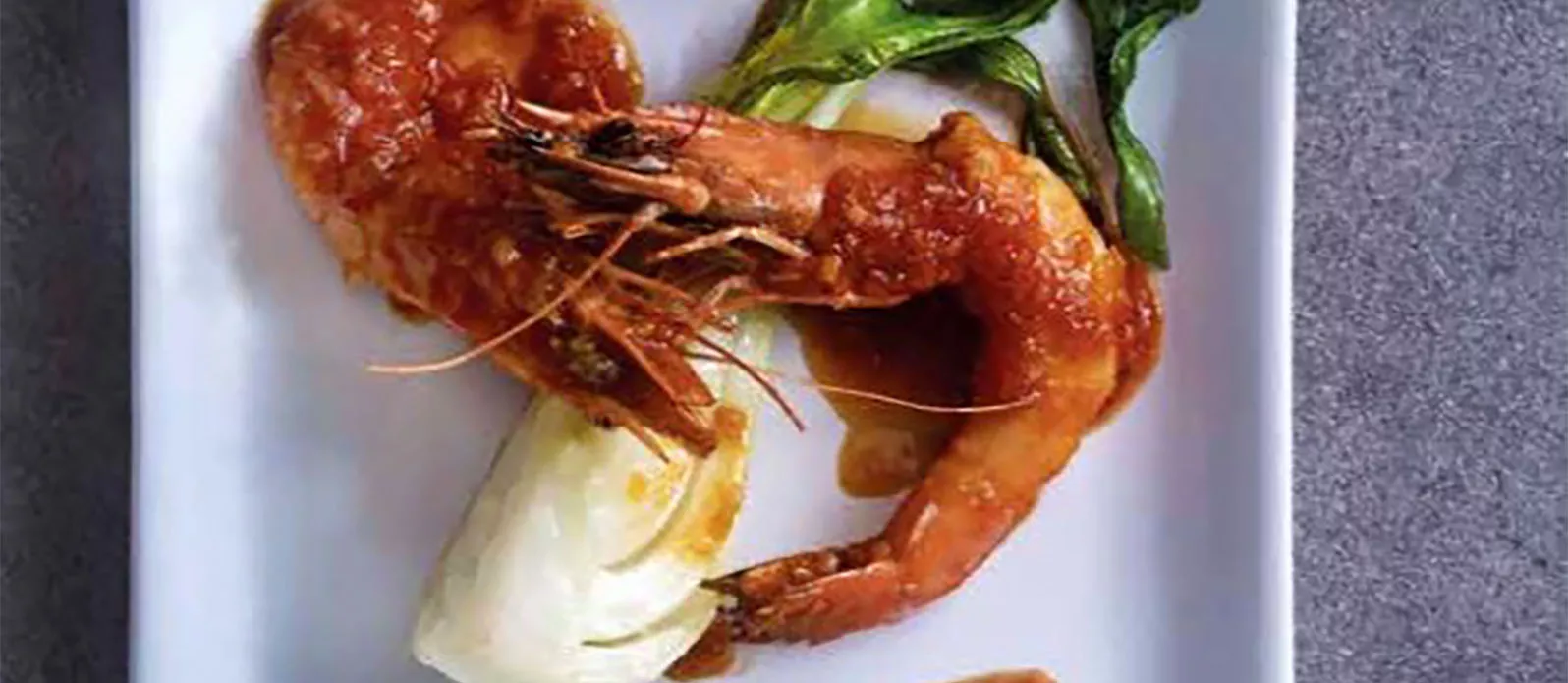 Krevety v chilli omáčce