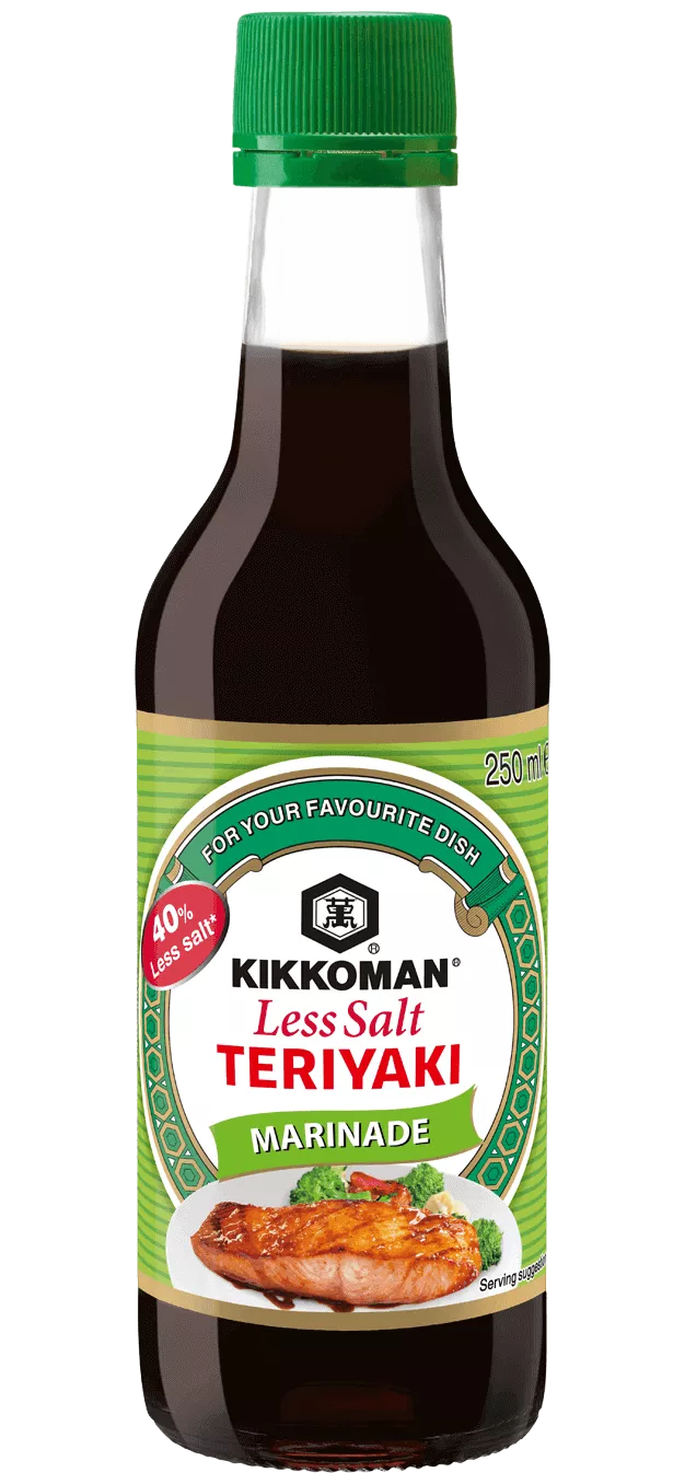 Kikkoman Teriyaki marináda se sníženým obsahem soli 250 ml láhev