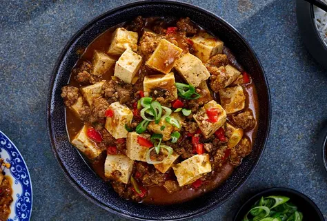 Mapo tofu s pikantním hovězím masem a chilli