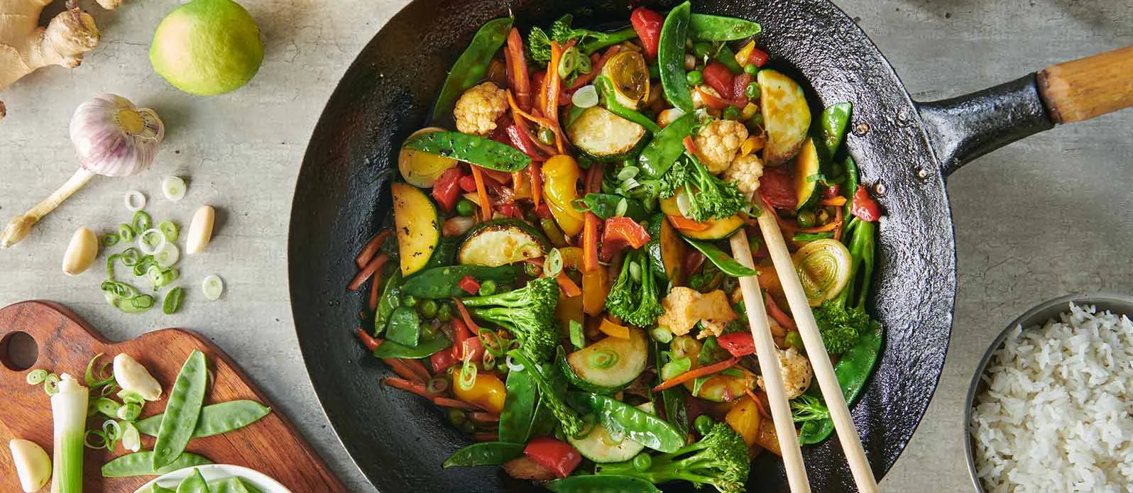 Sladkokyselé stir-fry se zeleninou