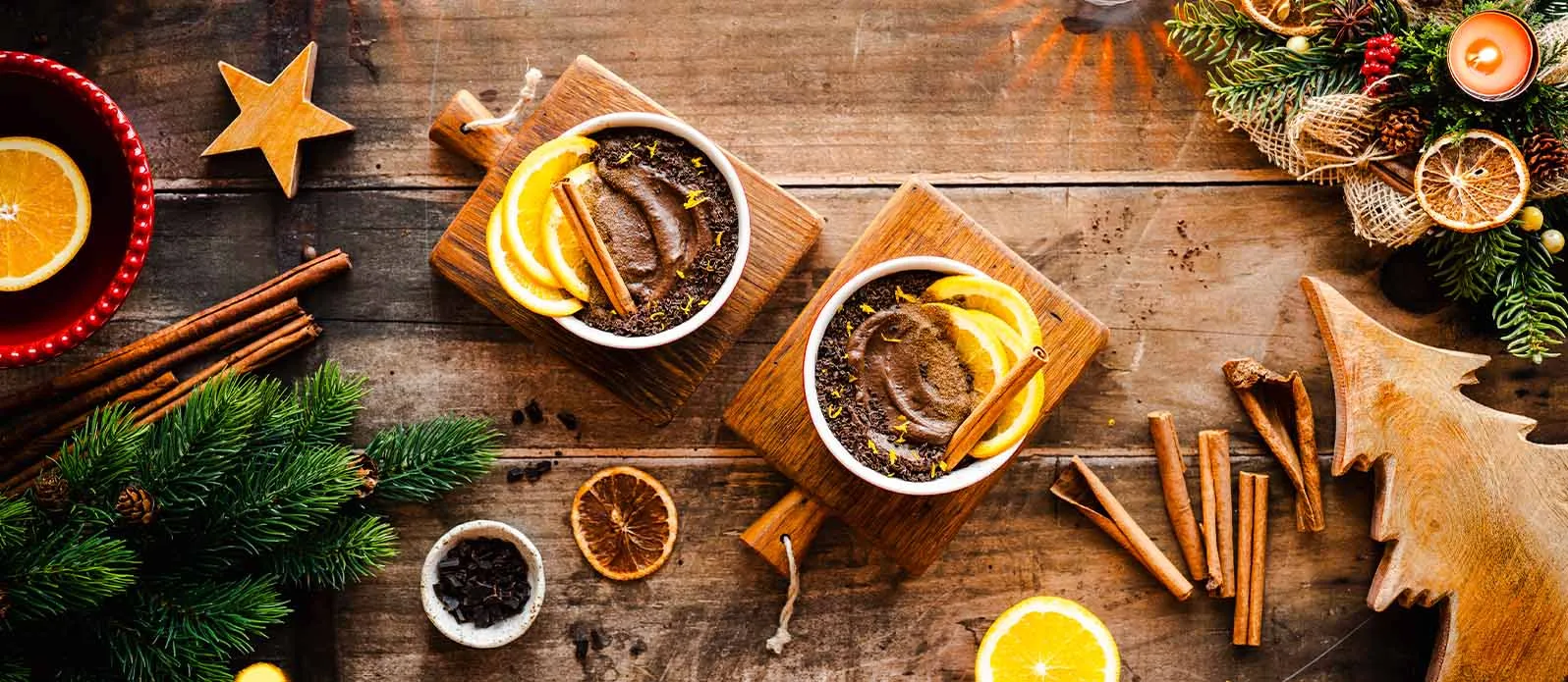 Čokoládová pěna s espressem a pomerančem