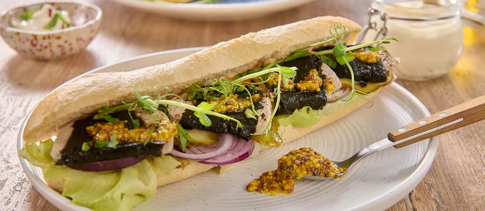 Švédský sendvič s tofu ve stylu sledě