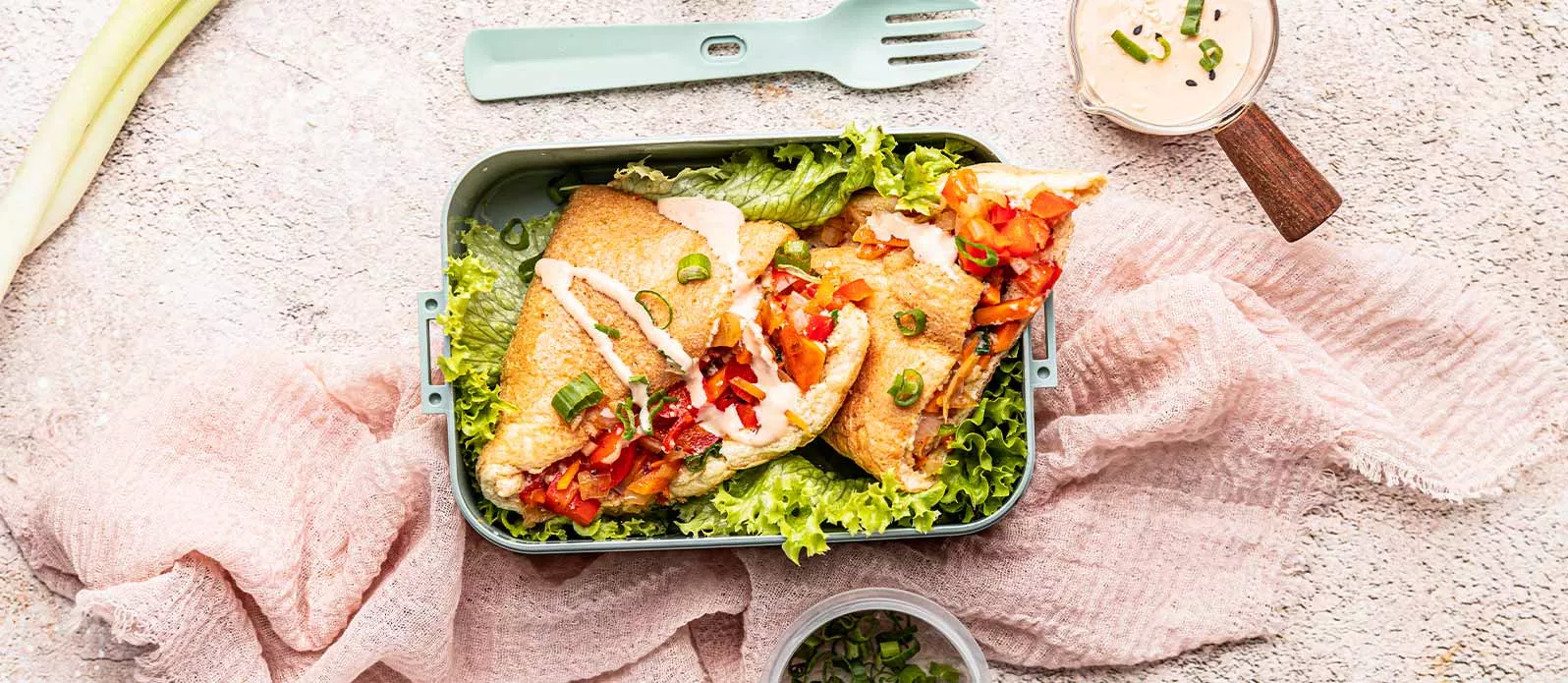 Omeleta se zeleninou