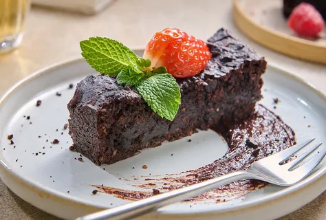 Bezlepkové brownie z černých fazolí