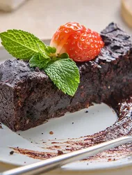 Bezlepkové brownie z černých fazolí