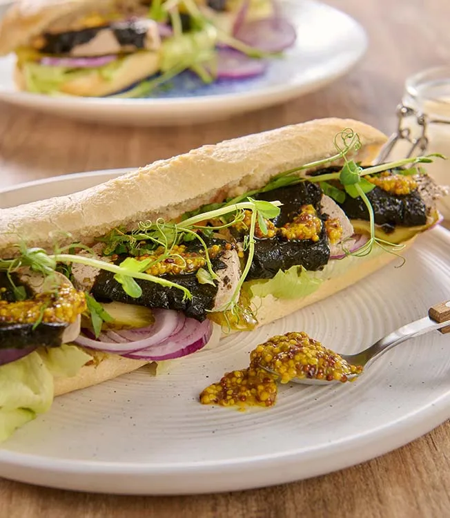 Švédský sendvič s tofu ve stylu sledě