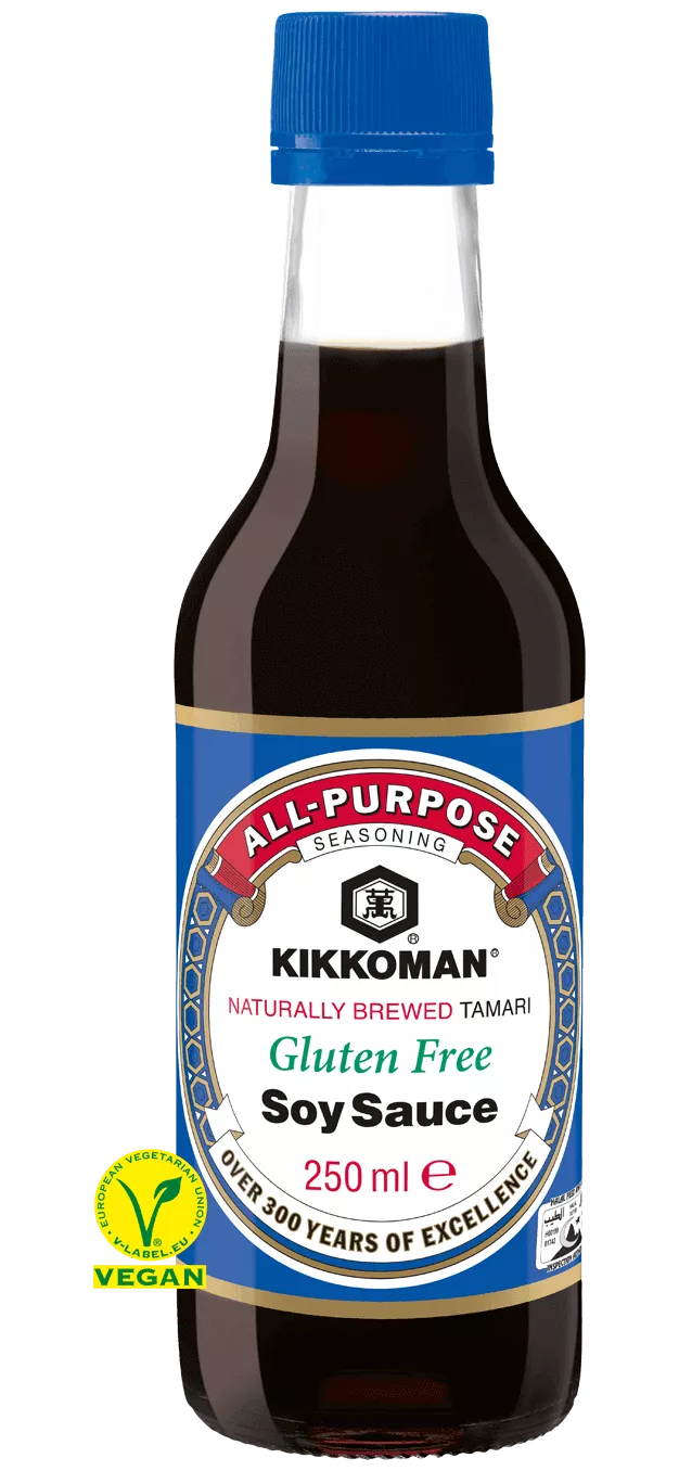 Kikkoman Tamari bezlepková sójová omáčka 250 ml láhev