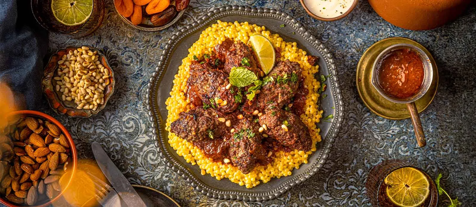 Hovězí kofty v husté rajčatovo-sójové omáčce