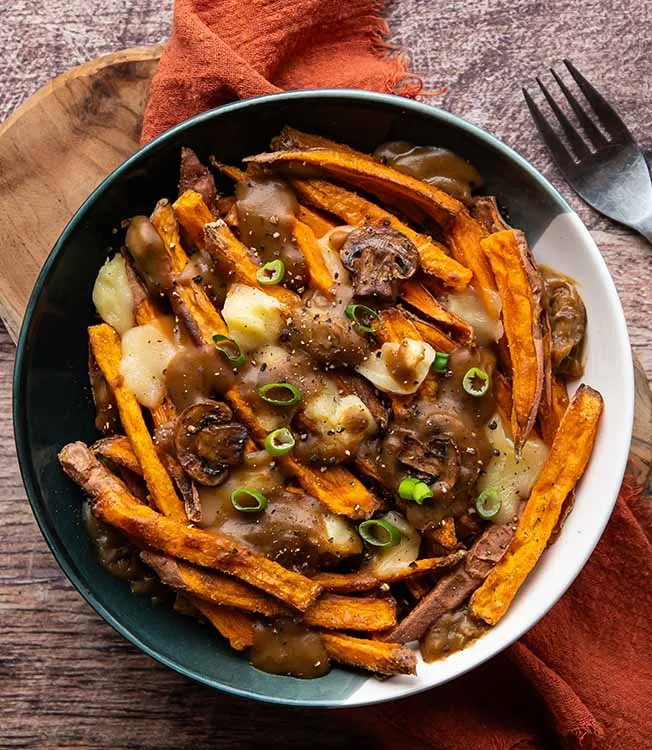 Batátové poutine
