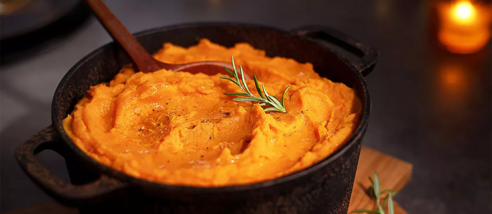 Kořeněná kaše ze sladkých brambor