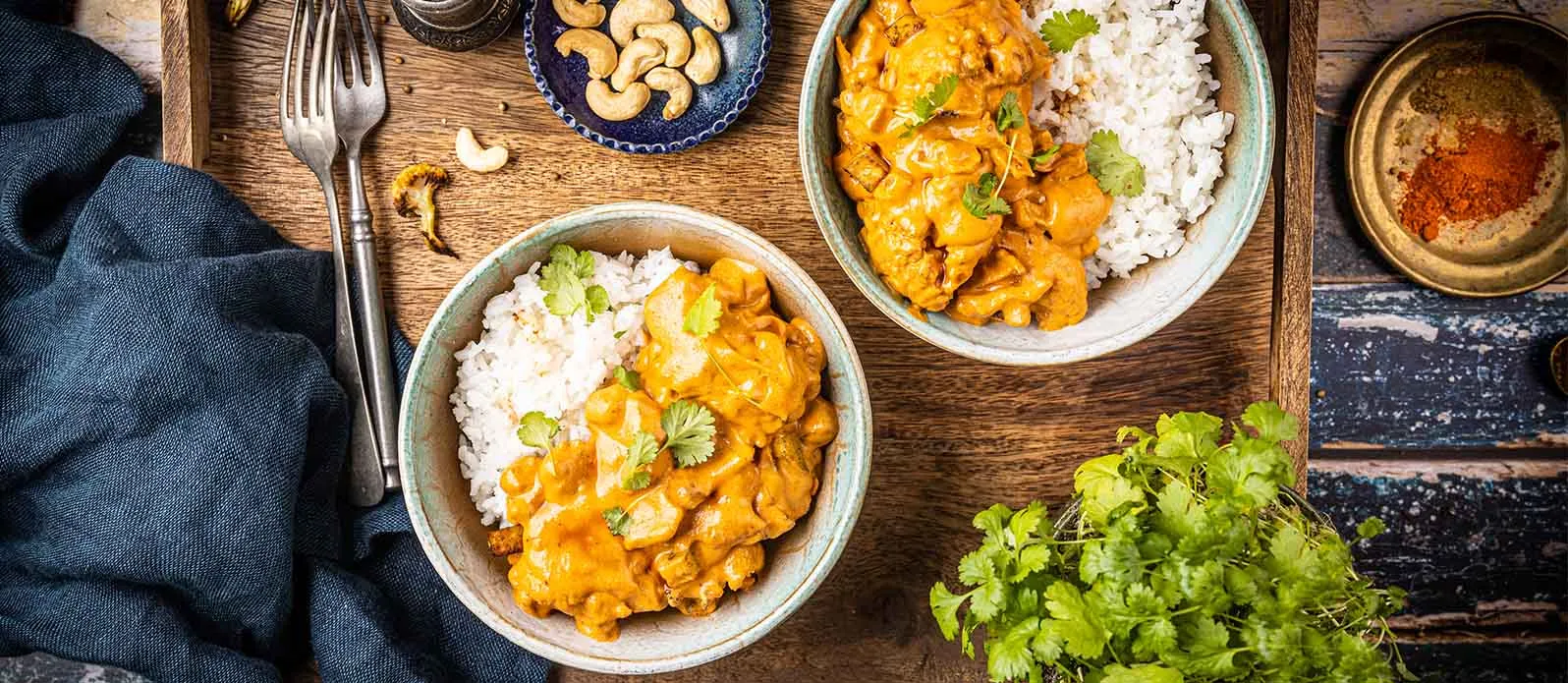 Veganské aloo gobi kari