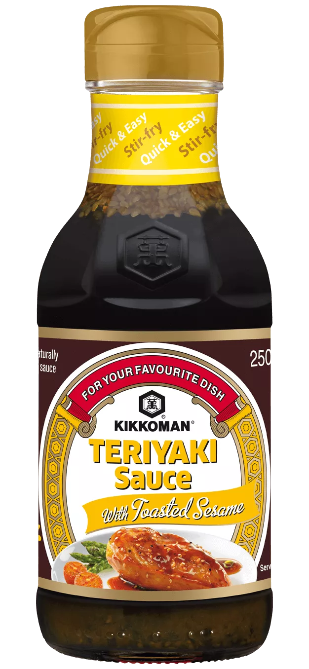 Kikkoman Teriyaki omáčka s praženým sezamem 250 ml láhev