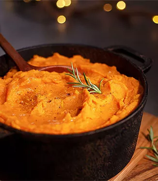 Kořeněná kaše ze sladkých brambor