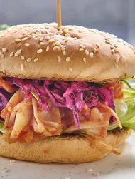 Jackfruit burgery à la trhané vepřové