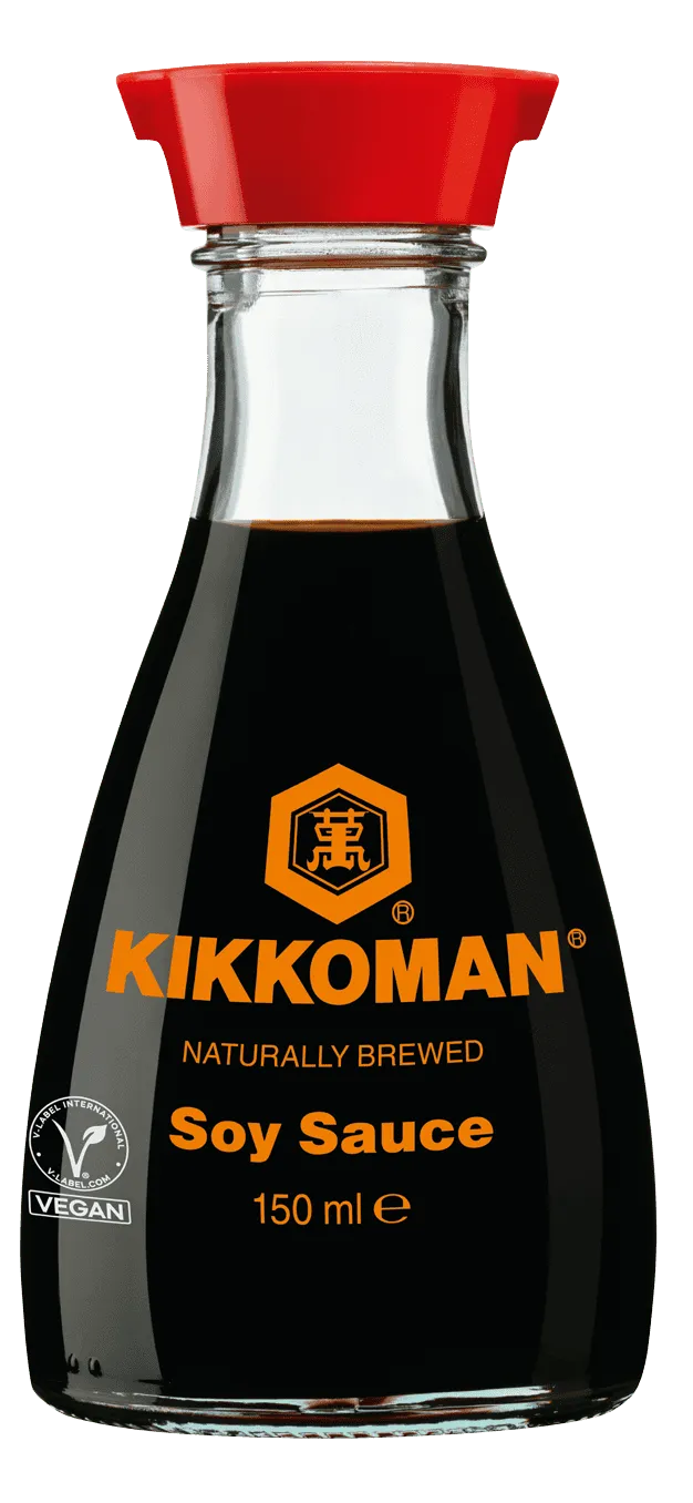 [Translate to Tschechisch:] Kikkoman Naturally Brewed Soy Sauce 150 ml dispenser
