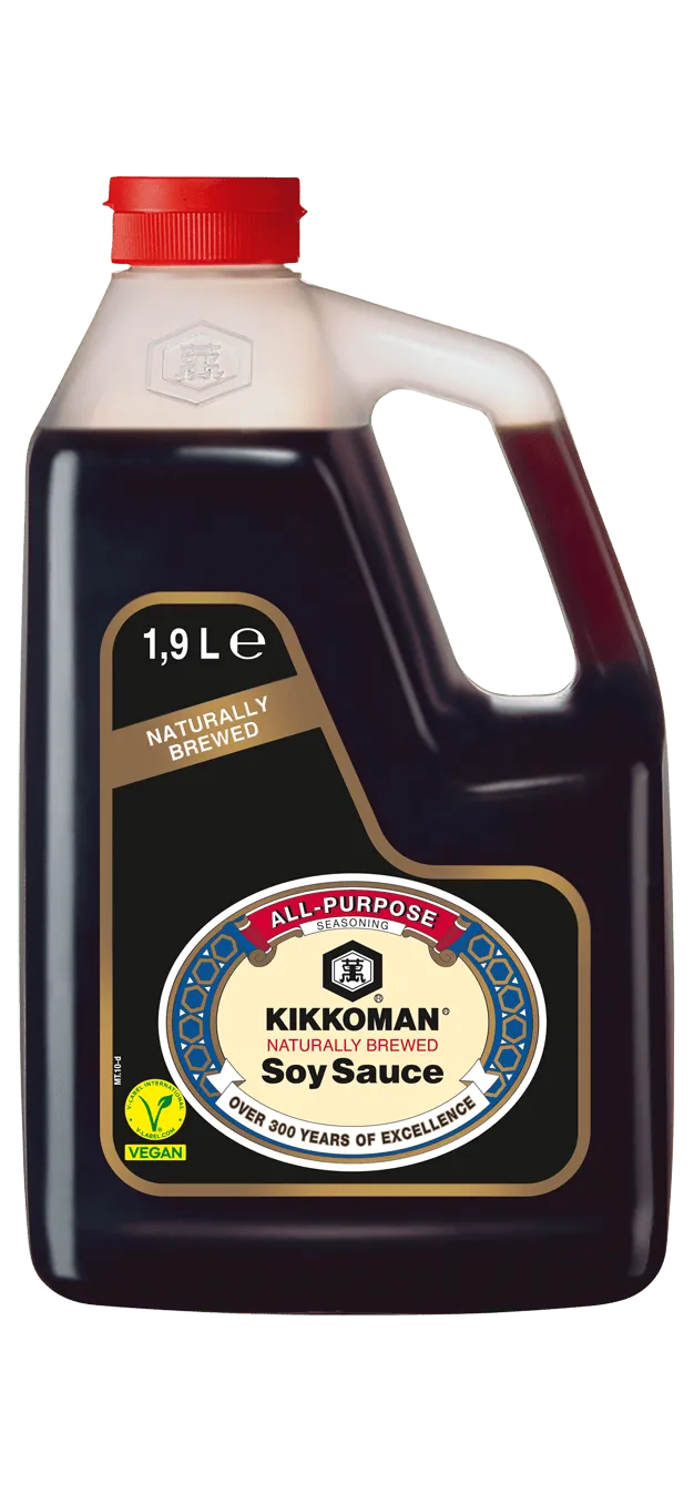 [Translate to Tschechisch:] Kikkoman Naturally Brewed Soy Sauce 1.9 L container