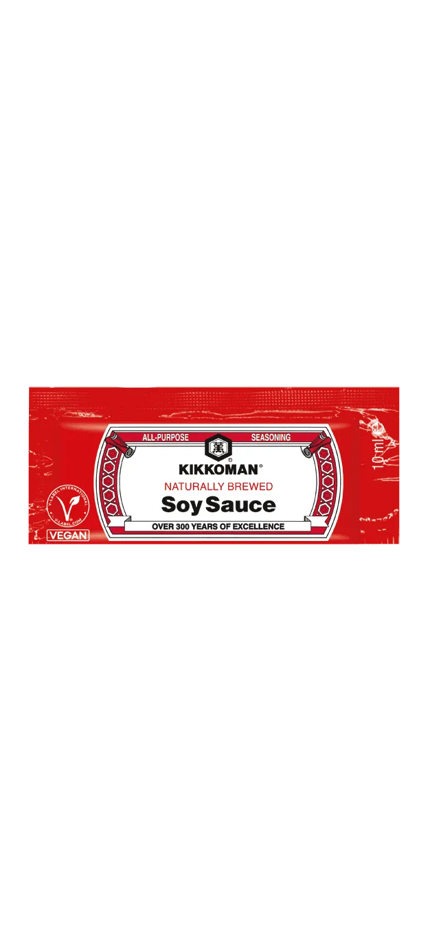 [Translate to Tschechisch:] Kikkoman Naturally Brewed Soy Sauce 10 ml sachet