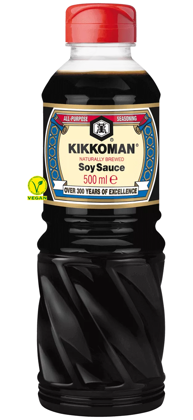 Kikkoman Sójová omáčka přirozeně fermentovaná tekuté ochucovadlo 500 ml PET Kikkoman Sójová omáčka přirozeně fermentovaná tekuté ochucovadlo 500 ml PET