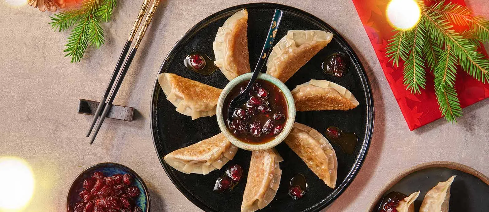 Gyoza knedlíčky se zelím a houbami