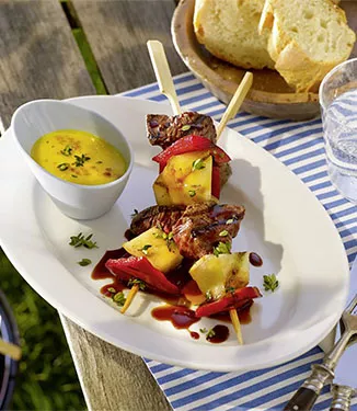 Hovězí teriyaki špízy