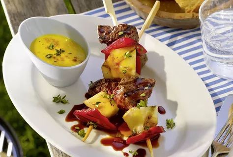 Hovězí teriyaki špízy