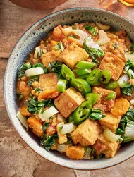 Dál z červené čočky s tofu a zázvorem