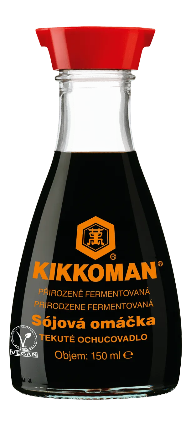 Kikkoman Sójová omáčka přirozeně fermentovaná tekuté ochucovadlo 150 ml dávkovač Kikkoman Sójová omáčka přirozeně fermentovaná tekuté ochucovadlo 150 ml dávkovač
